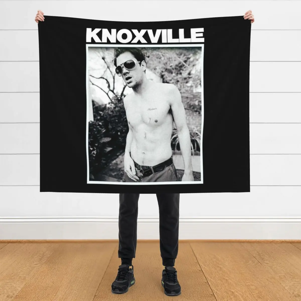 

Johnny Knoxville Classic Throw Blanket Flannel Luxury Designer Sofas Blankets
