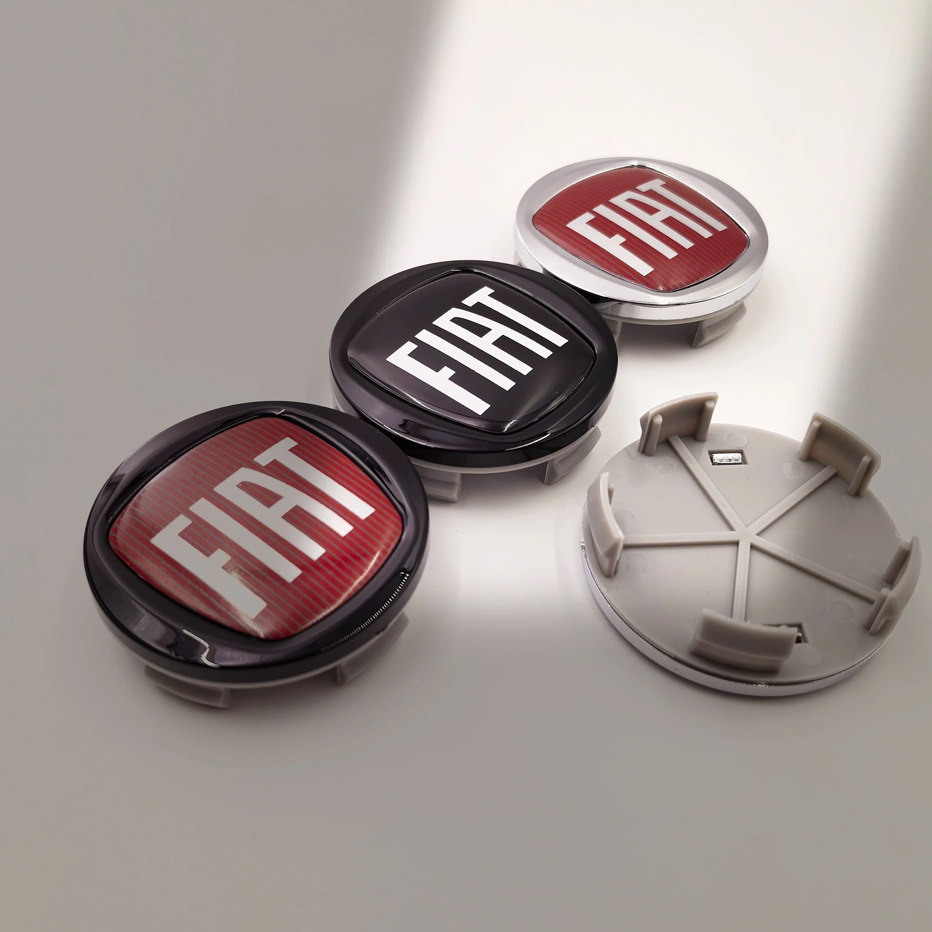 4pcs Fiat 500 Abarth Lancia Hubcap Wheel Centre Hub Caps Car Wheel Center Logo Hub Cap Covers 60mm