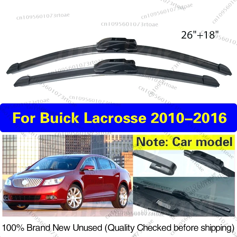 

For Buick Lacrosse 2010 2011 2012 2013 2014 2015 2016 Car Front Wiper Blade Rubber Car Windshield Windscreen Accessories 26"+18"