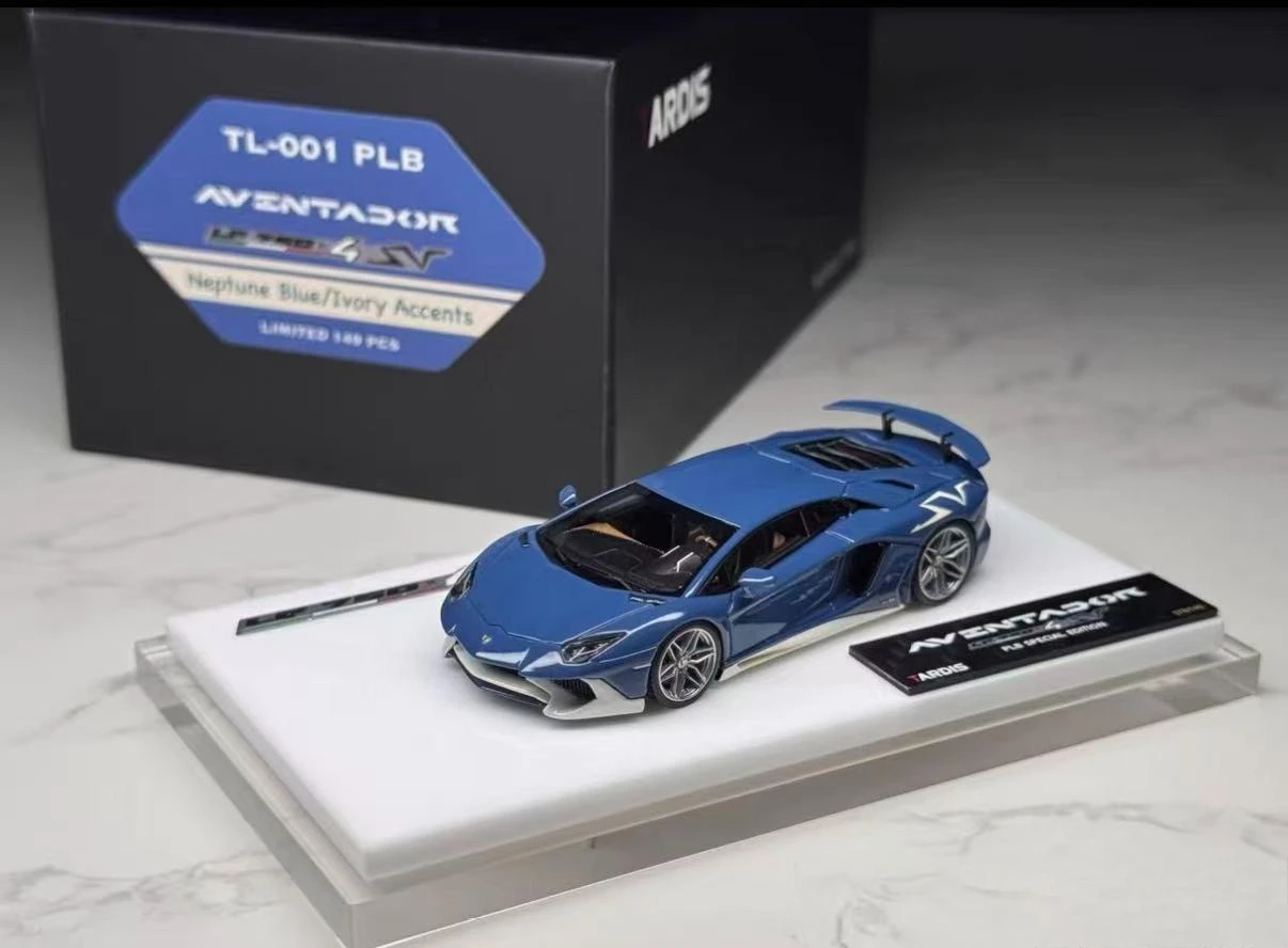 TARDIS x Bart 1:64,Motorshow Lamborghini LP750-4 SV,resin static