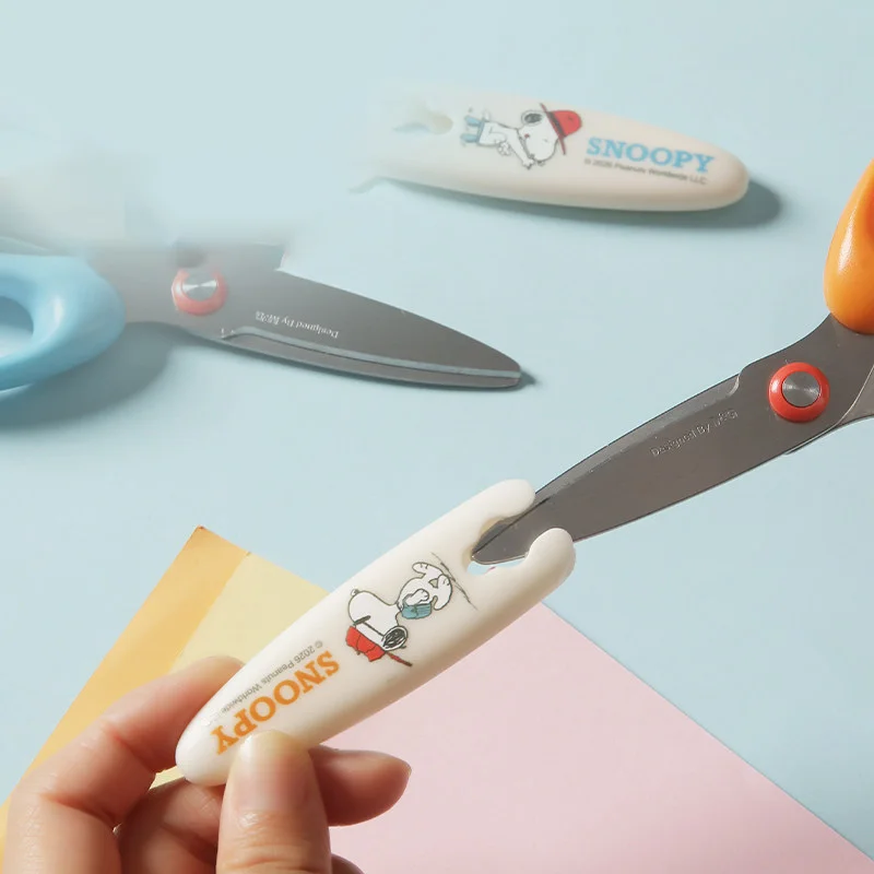Pretty School Useful Back To School Stationery Scissors Cute Snoopy Craft Scissors Mini Scissors for Diy Birthday Present view 4