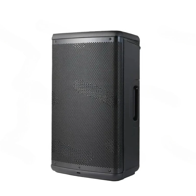 15-Inch 880-watt Profes-sional Active Square DJ Stage Sound Ho-me Theater Audio Plastic Full-range Amplifier Speaker