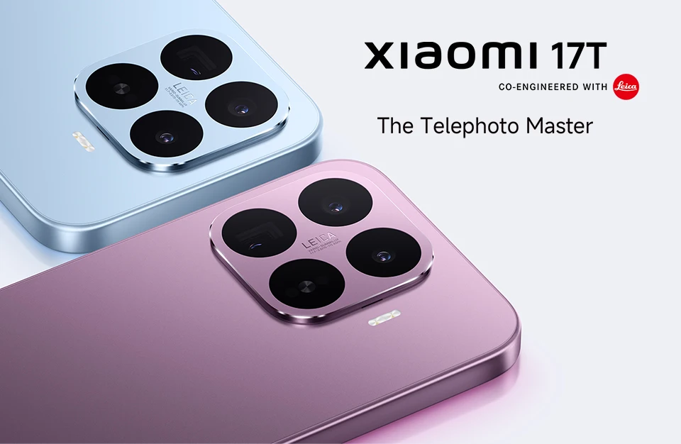 Global Version Xiaomi 17T 5G Smartphone 6500mAh 67W Charging 6.59' Eye-care Display MTK Dimensity 8500-Ultra 50MP Leica Camera