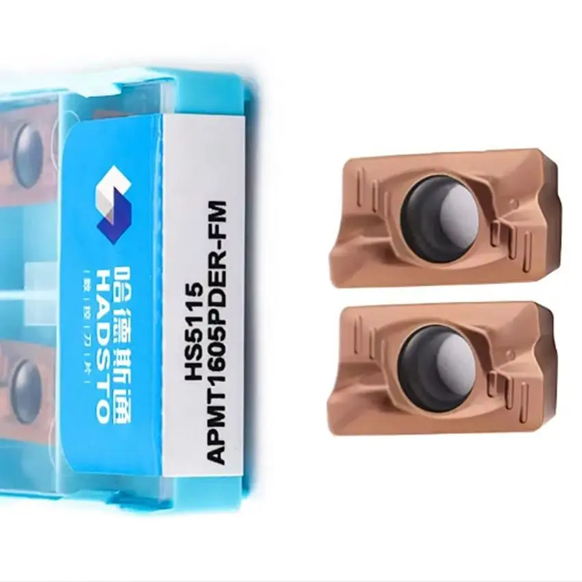 

APMT1605PDER-FM HS5115 HADSTO CNC carbide inserts Milling inserts For High hardness Steel, Stainless steel, Cast iron