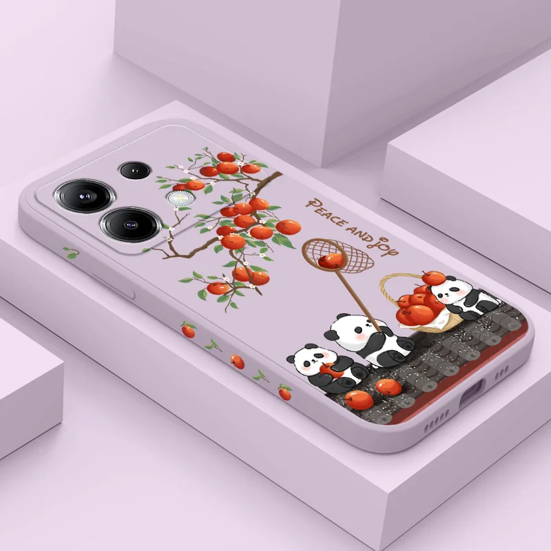 

Joyful Panda Phone Case For Xiaomi Poco F7 X7 X6 F6 M6 M5 M5S F5 X5 F4 X4 M4 F3 M3 X3 Pro 4G 5G GT Silicone Cover
