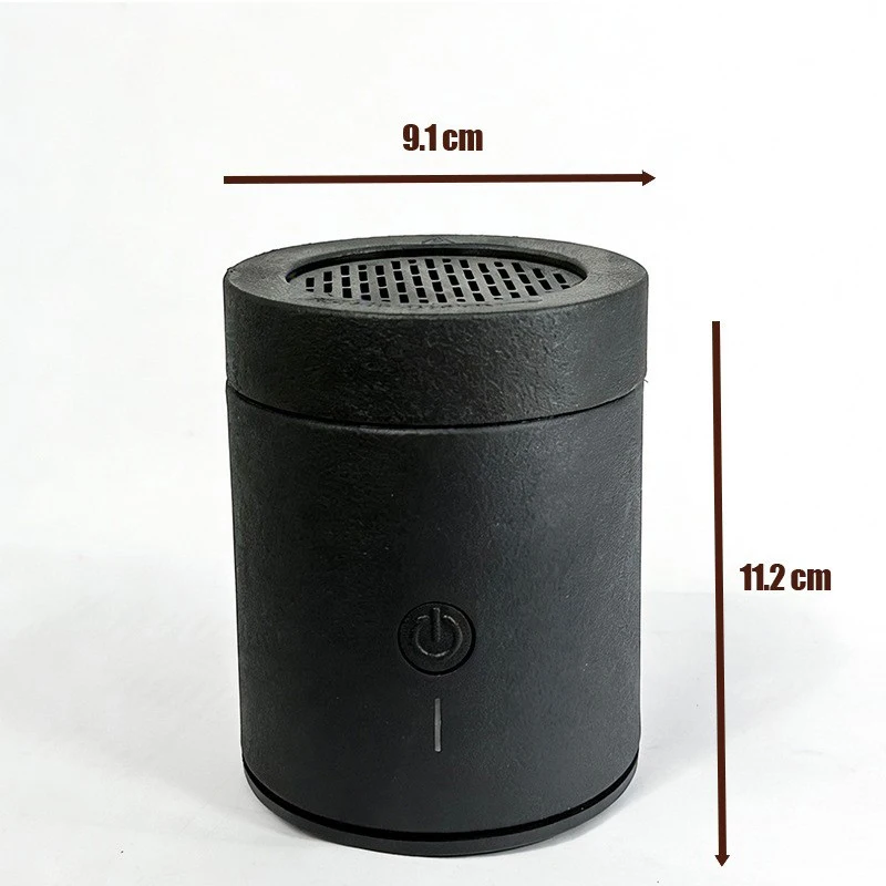 Desktop Rechargeable Aroma Diffuser, Cylindrical Minimalist Design, Low-Noise Fragrance Diffusion That Doesn'T Disturb Sleep, Odor Removal in Bathrooms, Light Luxury Fragrance Ornament Diffuser for Living Room and Study