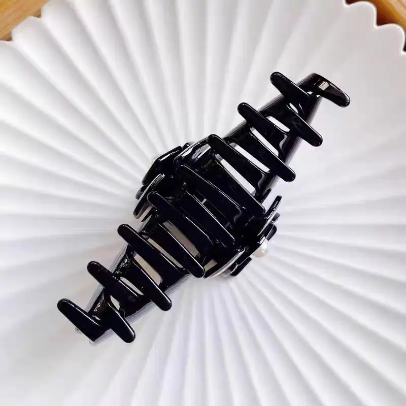 1 قطعة كاميليا التقاط كليب الفرنسية ثلاثي الأبعاد زهرة القرش كليب قرص كبير الشعر كامل التعادل الشعر التقاط كليب #5