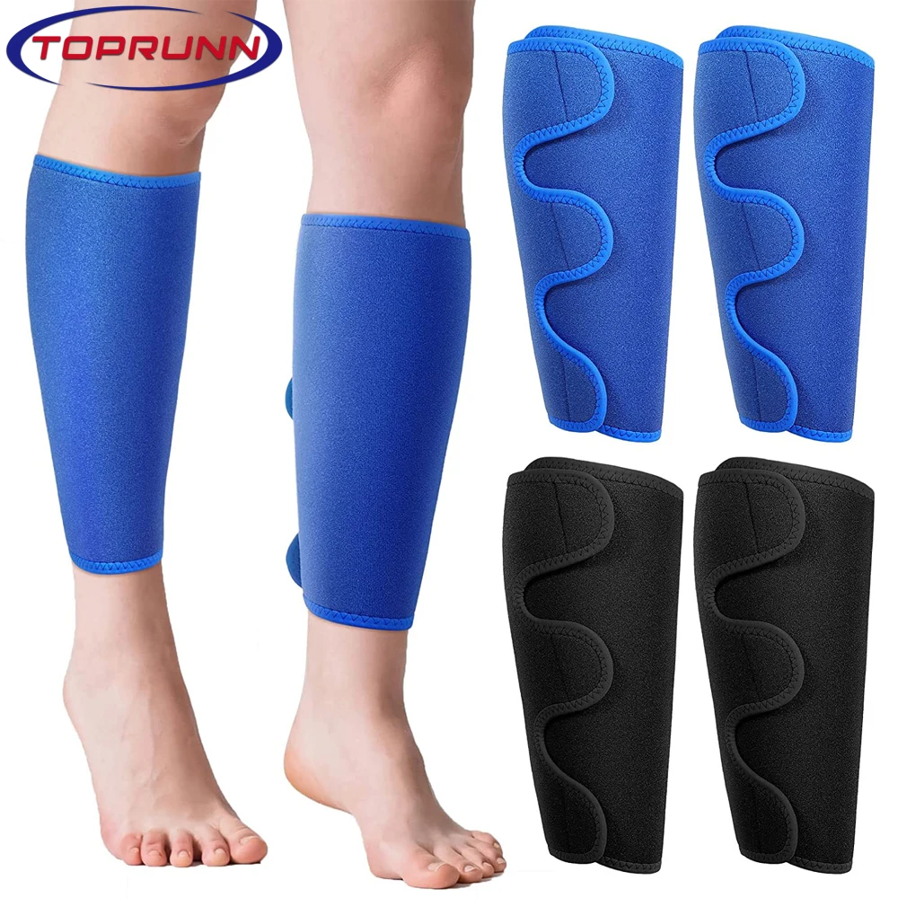 1Pcs Calf Support Brace Adjustable Shin Splint Calf Compression Sleeve Lower Leg Compression Wrap for Men and Women Pain Relief