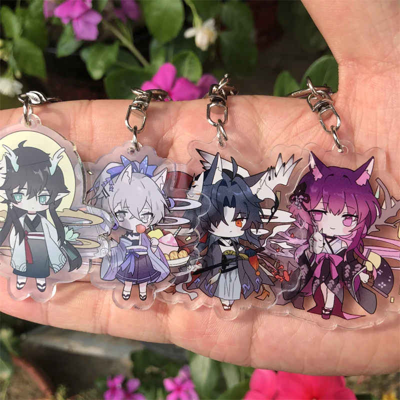 Game Honkai: Star Rail Blade Jing Yuan Kafka Luocha Keychain Accessories Anime Cosplay Pendant Prop Badge Gift