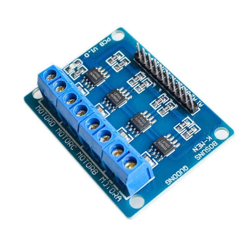 L9110S Four Channel Drive DC Motor Plate Module Intelligent Vehicle 4 Road