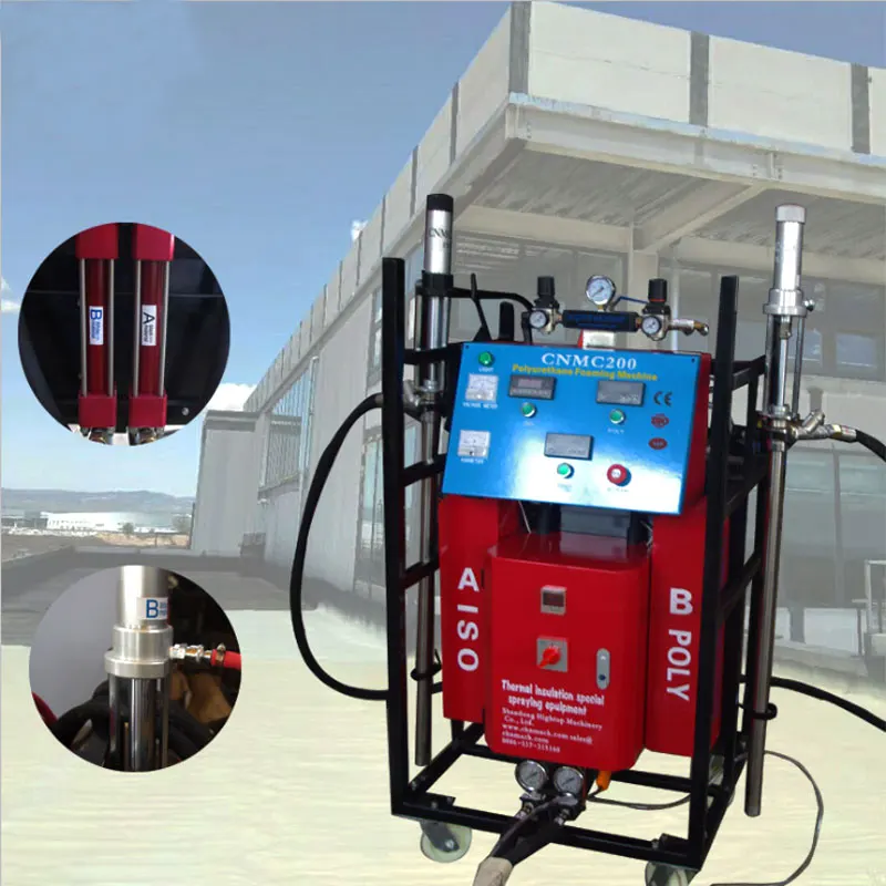 Petite machine de pulvérisation d'isolation de mousse de polyéther d'unité centrale de haute qualité directe d'usine