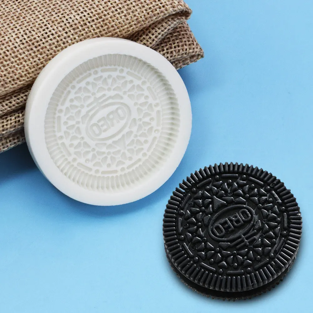 Silicone World DIY OREO Cookie Cake Silicone Mold Donut Molds Chocolate Fondant Biscuits Decoration Tool Kitchen Baking Molds