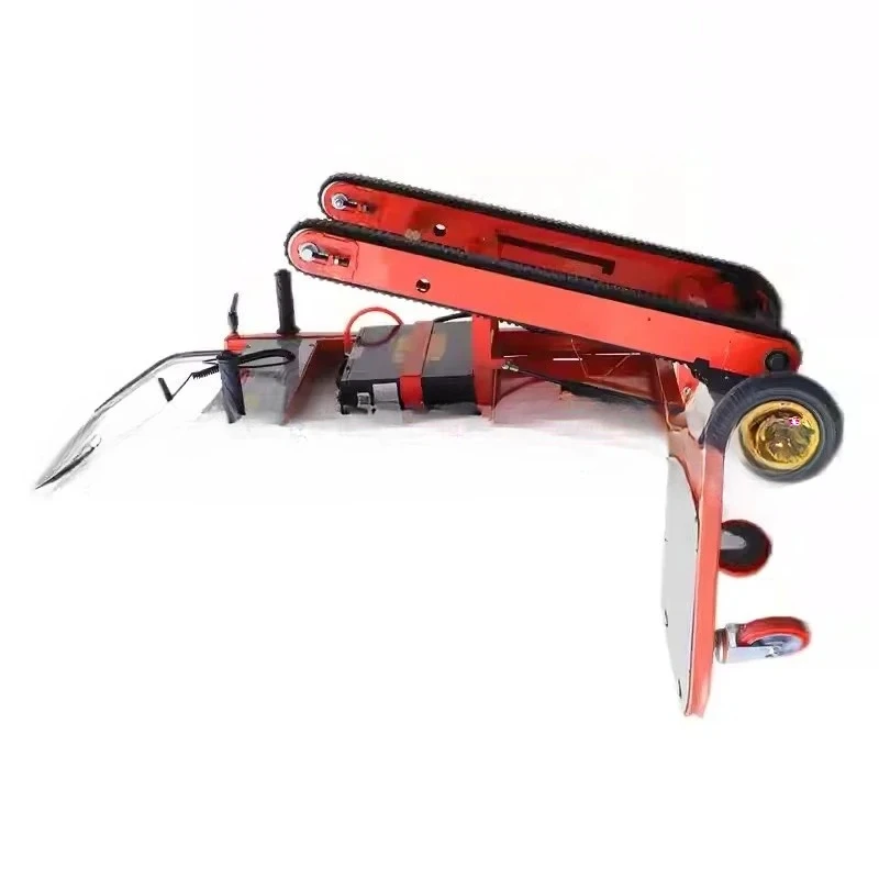 400KG Electric Stair Climbing Vehicle Silent Cargo Handling Cart Crawler Type up down Stair Climber Folding for Home Use