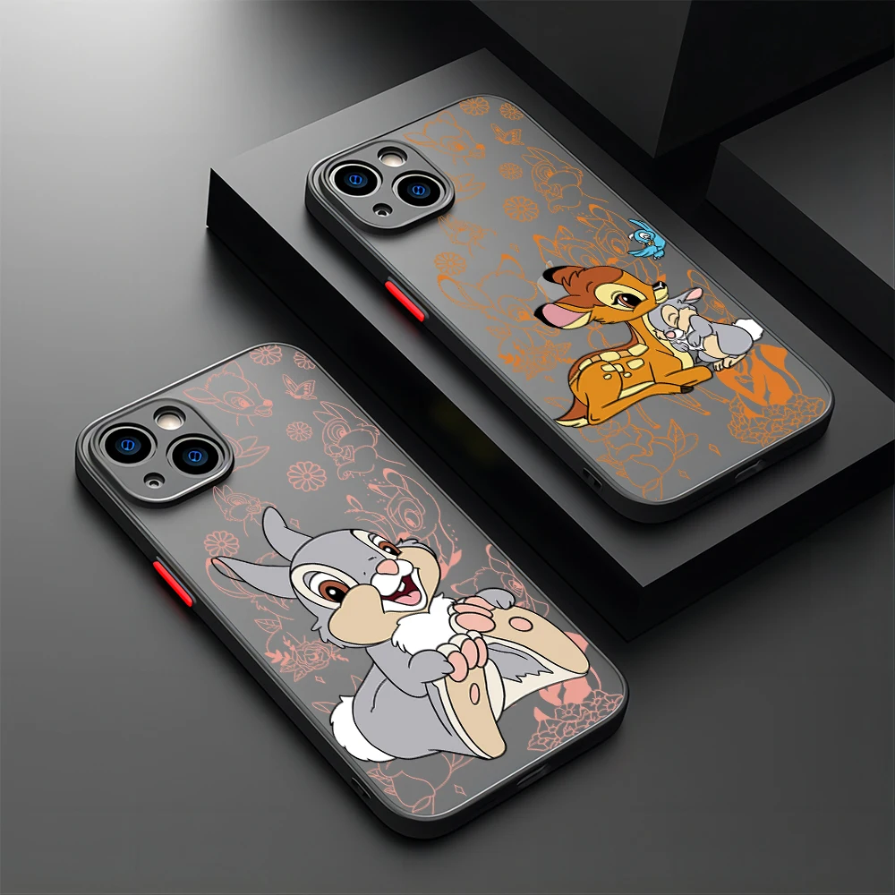 Disneys Funny Thumper Bambi Funda Phone Case For Xiaomi Redmi Note 13 12 11 10 10C 10X 9 9A 9T 9C 8 7 Pro Plus 5G Matte Cover