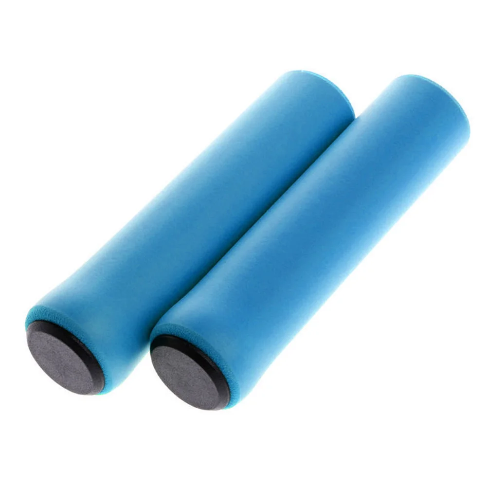 

1Pair Bike Cycling Handle Silicone Grips Handlebar Bicycle Anti-slip Sponge Foam Ultra-light Silicone Grips, New Silicone Grips