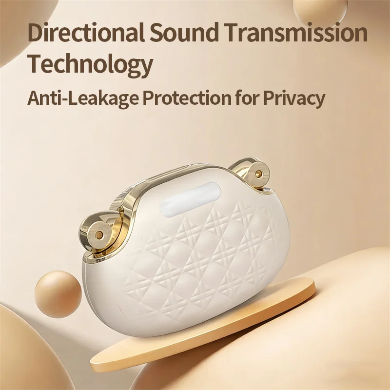 Handbag-style Bluetooth Earbuds Bluetooth 5.4 Directional Sound Transmission Call Noise Reduction Comfortable Wear Sport Headset