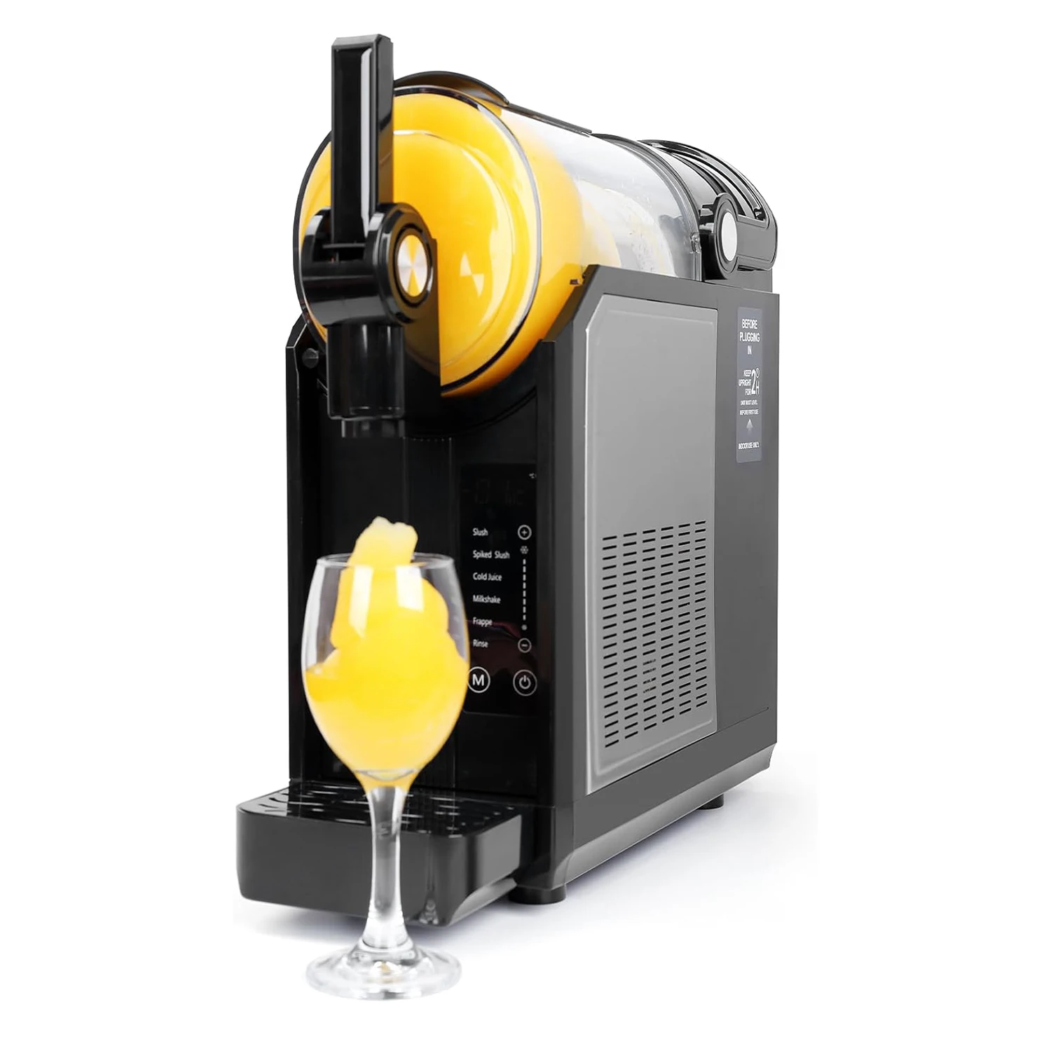 Máquina de Granizados de 2.5L/3L con Función de Autolimpieza, 5 Programas, Máquina de Hielo Silenciosa para Granizados, Batidos y Cócteles Perfectos