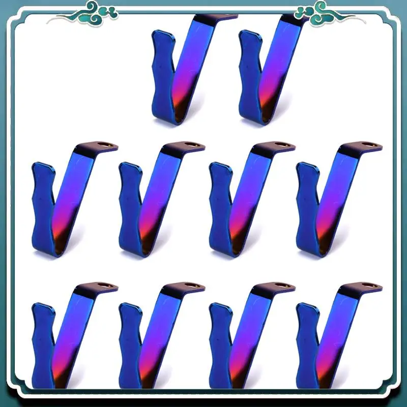 

ABTU-мотоциклетный шлем с отверстиями 10 мм, большой крючок, универсальный мотоциклетный крючок из нержавеющей стали, титановый, удобный крючок