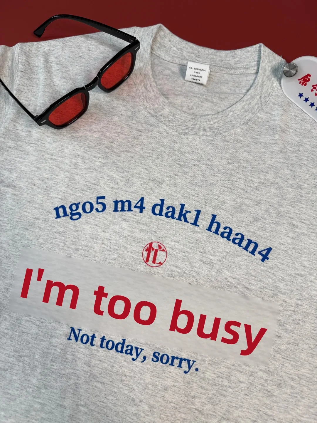Loose Unisex Summer Cotton T-Shirt Short Sleeve Fun Text Pure Cotton Breathable Youthful Popular Printed Cute Pet Theme