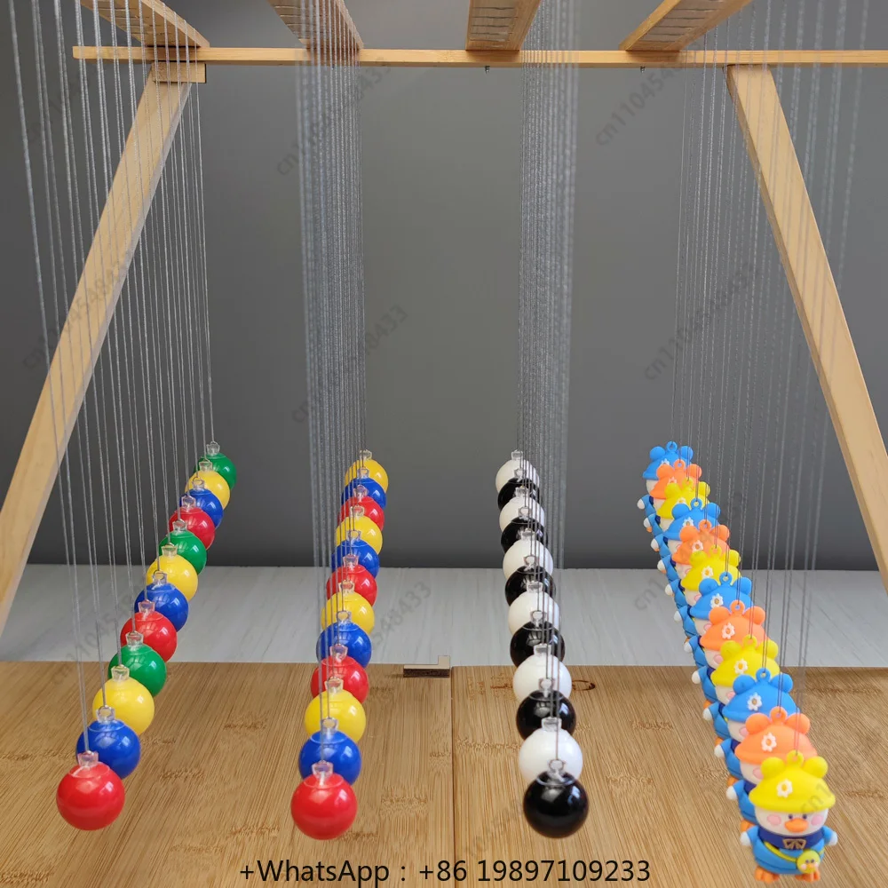 Serpentine Pendulum Simple Pendulum Wave Experiment Newton Pendulum Teaching Aids 12 Balls Physics Science Children's Toys Gift view 3