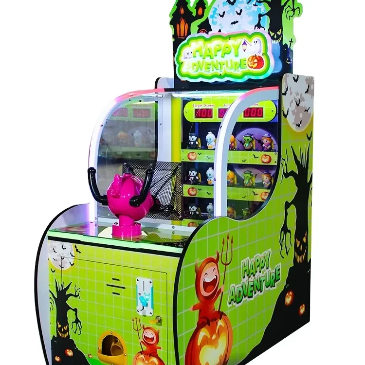 

Счастливые приключения, стрельба, игра с монетоприемником, коммерческое оборудование для видеоразвлечений, Cannon Paradise Bullet Retreating Kids