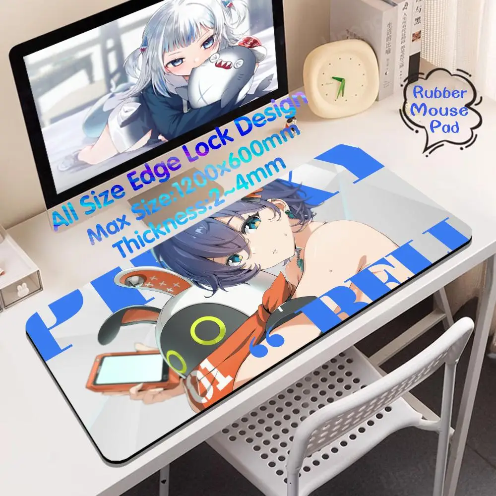 Z_zenless Z_zone Z_zero Mouse Pad 1200x600 Rubber Mouse Card Playmat Pad Gabinete Pc 4mm Super Cute Desk Mat Big Large Mouse Pad