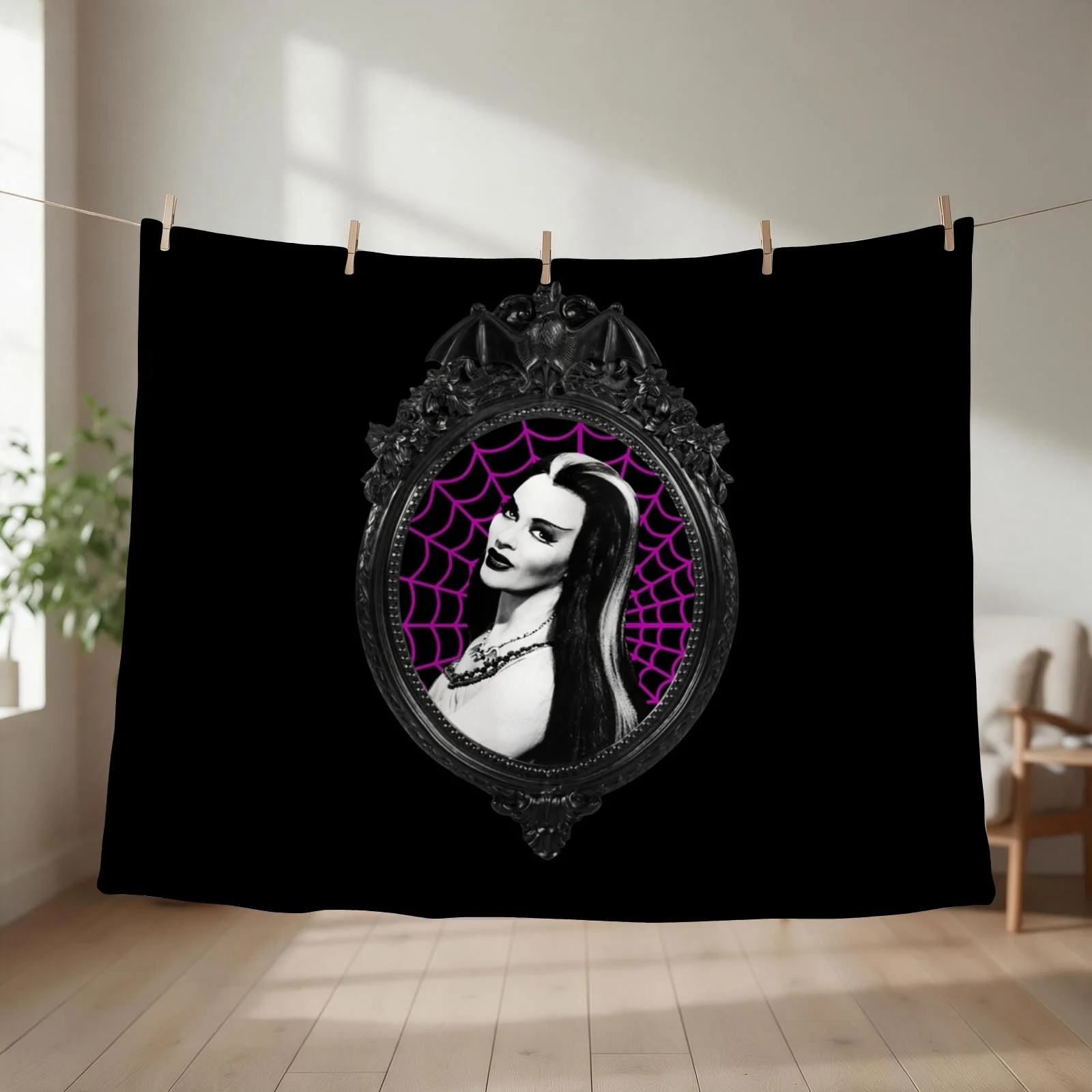 LILY CAMEO 1 Throw Blanket couch cozy soft plush fuzzy picnic outdoor blanket