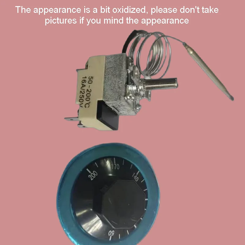 50-200 degree mechanical rotary temperature controller suitable for deep fryers, noodle cookers, ovens, boiling water pots