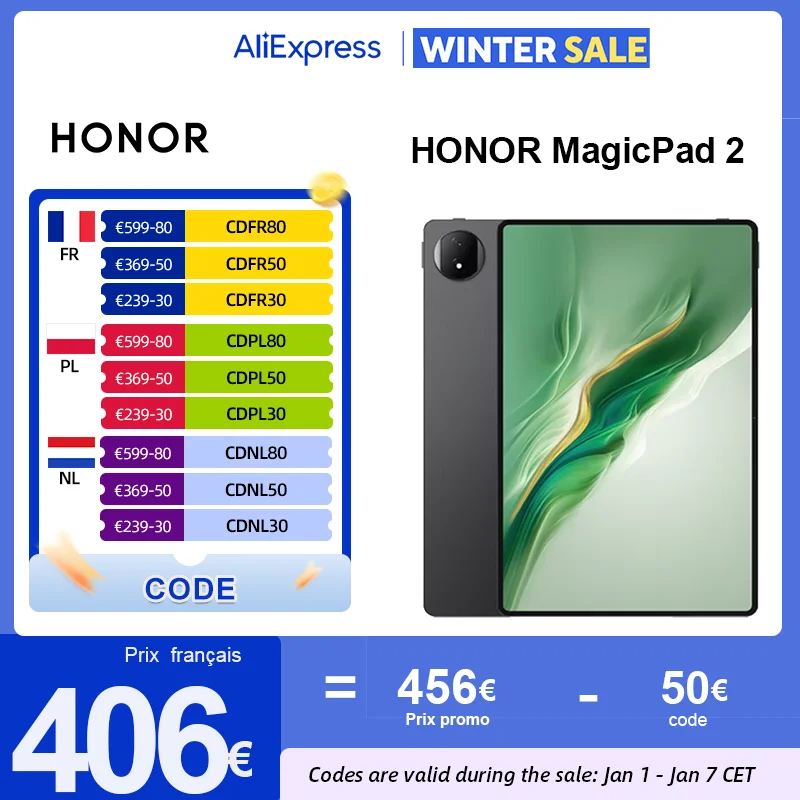 Global Version HONOR MagicPad 2 tablet android 12.3