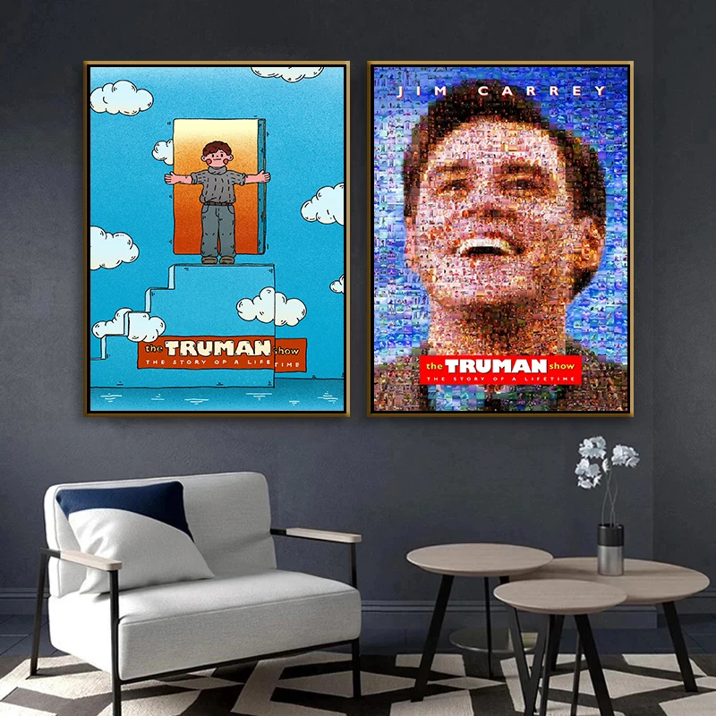 80s Classic Movie The Truman Show Retro bar cafe Home room Decor wall decor poster wall art living posters canvas painting