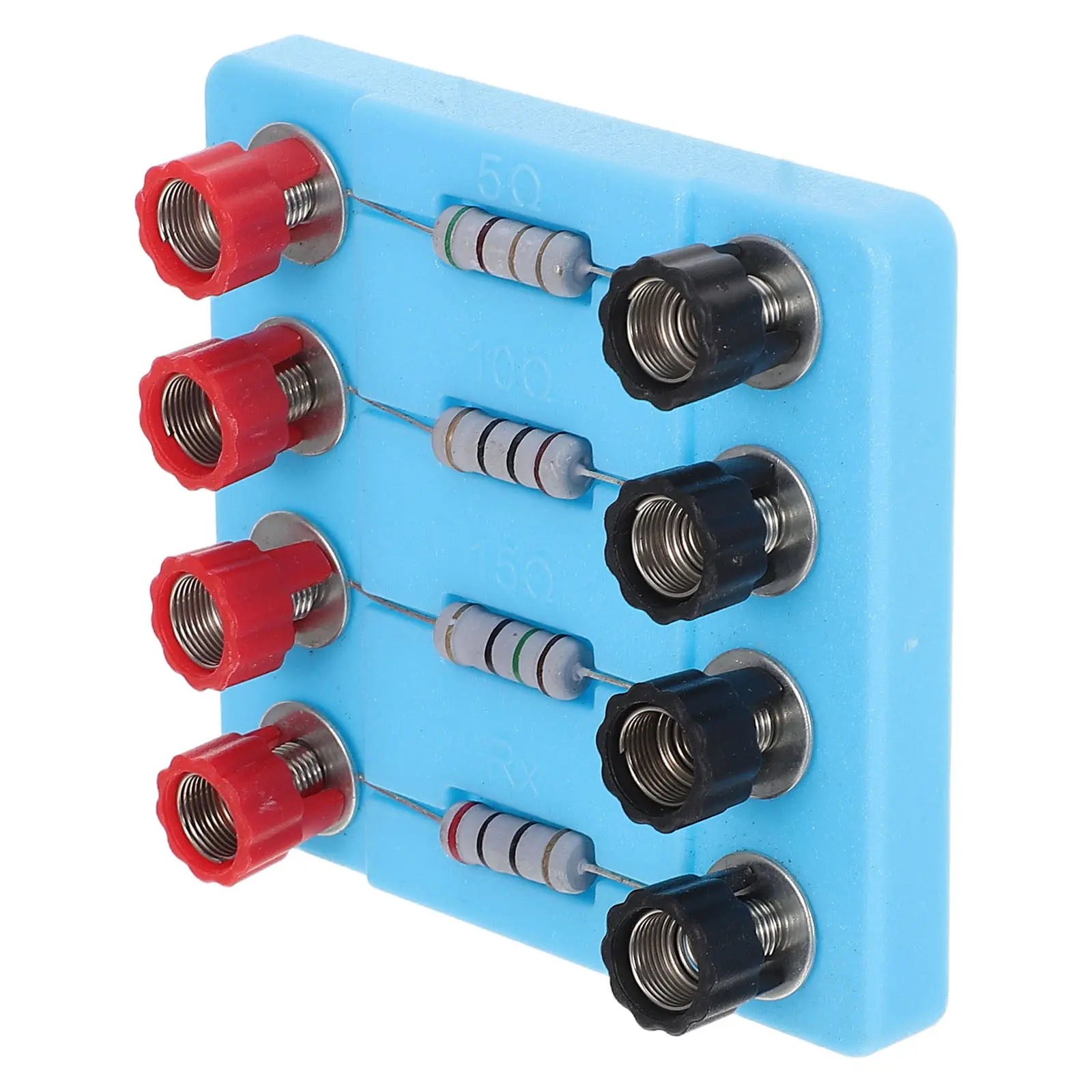 1Set Low Tolerance Fixed Resistors Physics Experiment Equipment Screw Binding Post Resistor Module School Lab Electricity