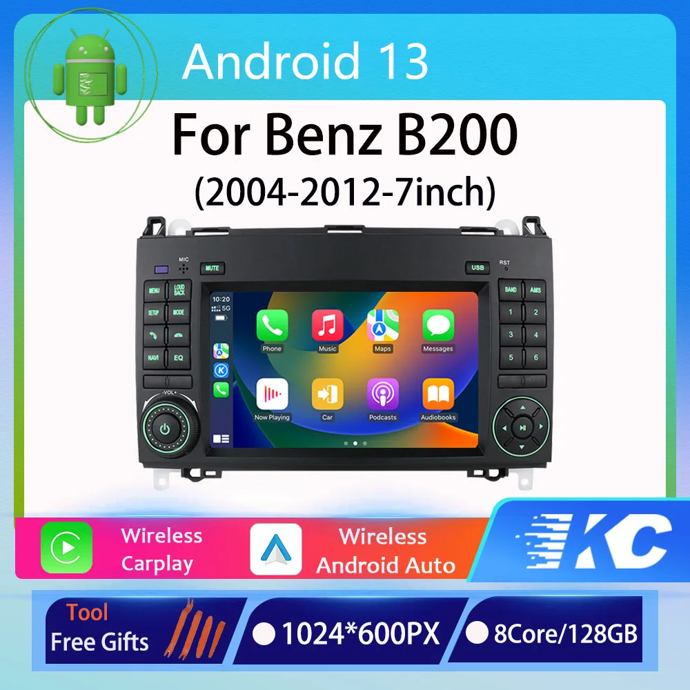 For Benz B200(2004-2012)car player Car Radio Android 13 Wireless Carplay Multimedia Video Player
