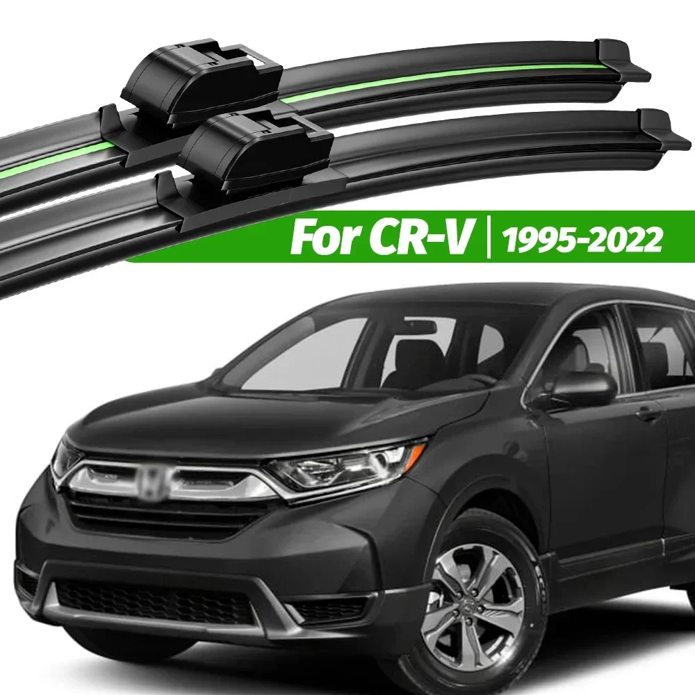 

For Honda CR-V CRV 1 2 3 4 5 1995-2022 2pcs Front Windshield Wiper Blades 2006 2012 2016 2019 Windscreen Window Accessories