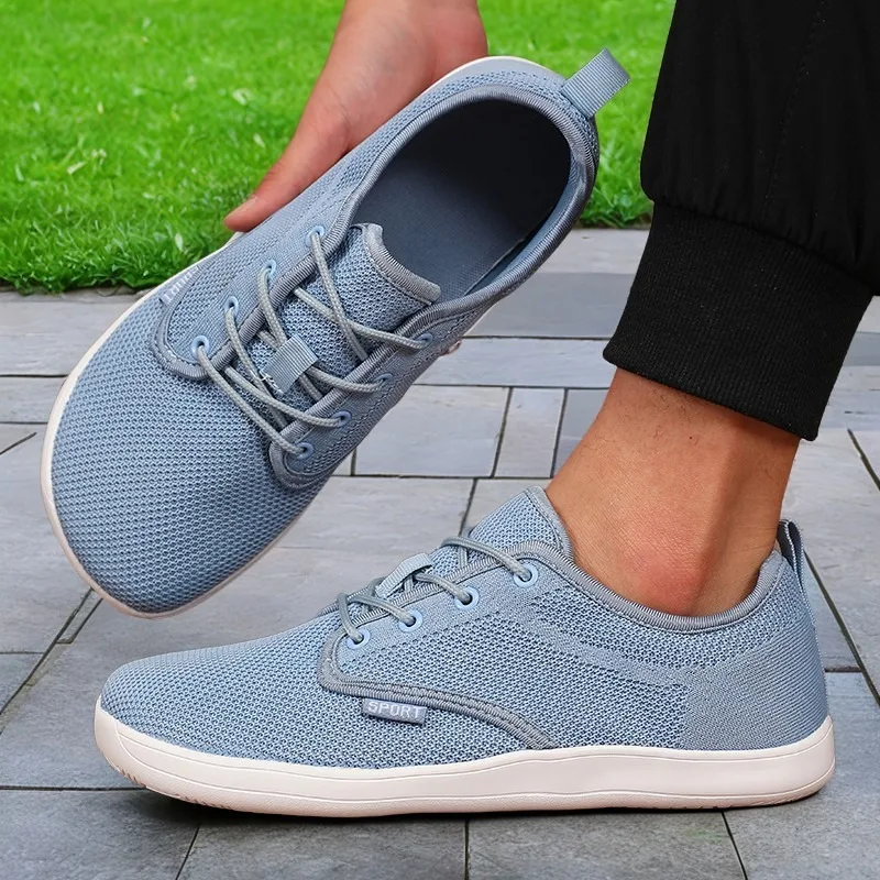 Men Casual Flat Shoes with Slip on Design Lightweight Walking Shoes Large Size Simple and Comfortable Soft Sports Shoes Women
