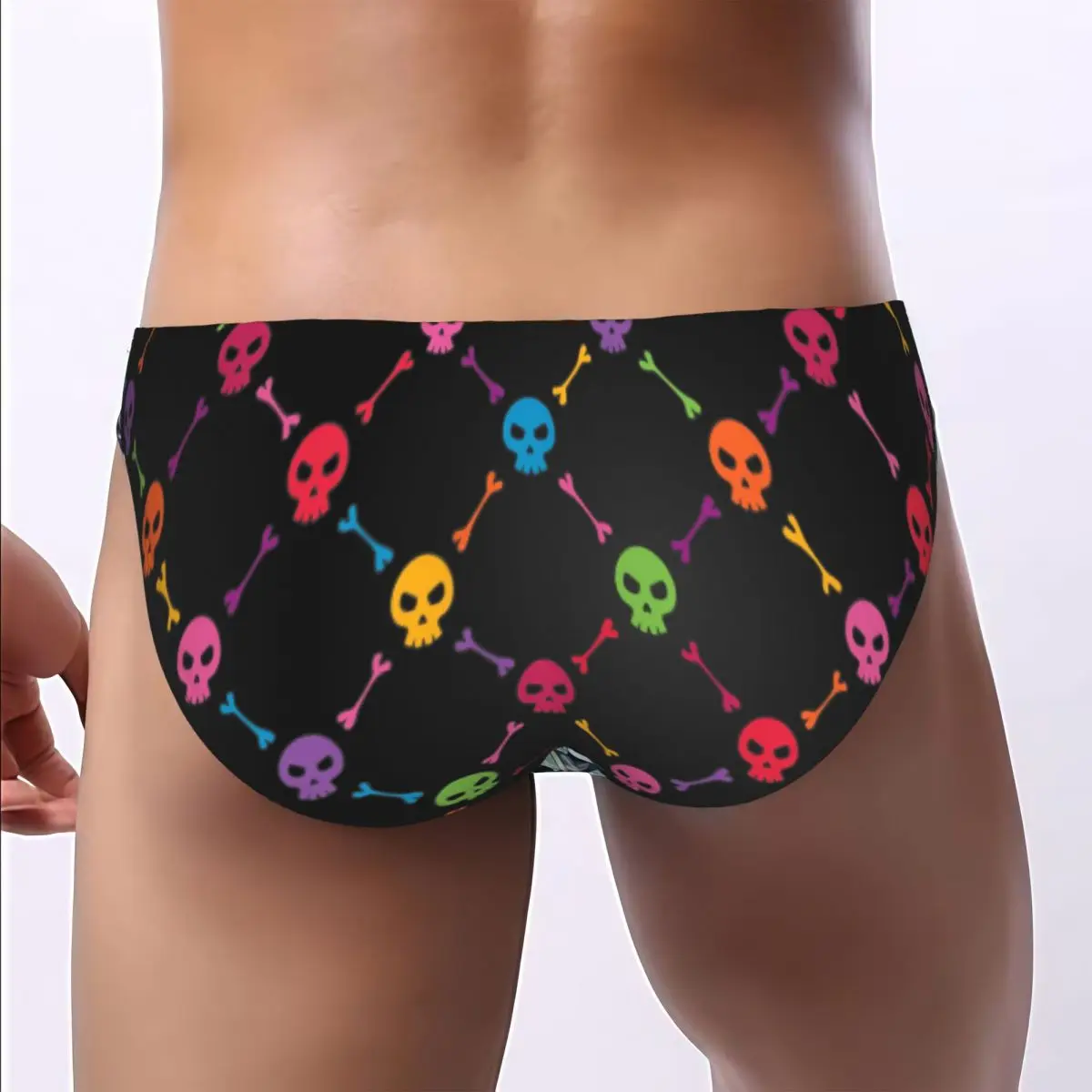 Men's Panties Skull Man Briefs Sexy Underwear Male Bikini Underpants High Quality