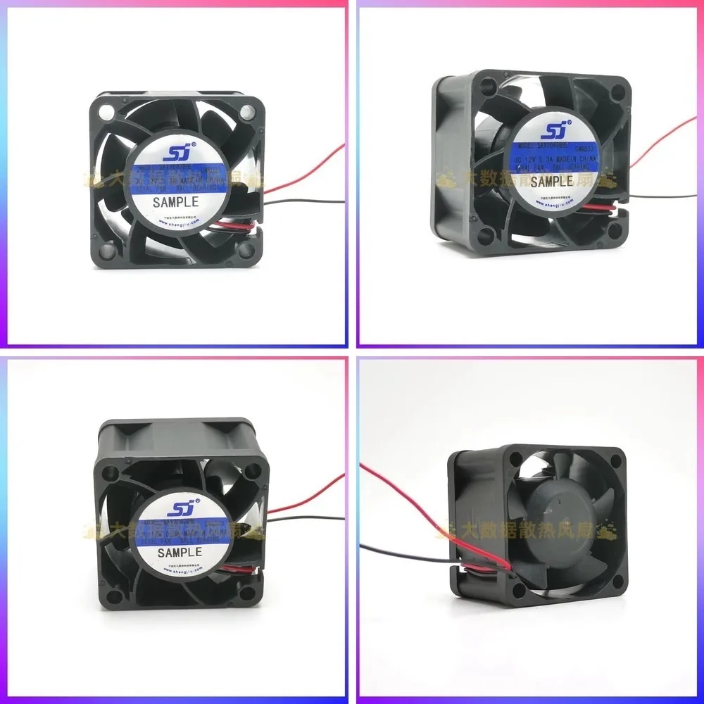 

For SJ SA120428BL 4028 DC12V 0.3A 4CM 2-Wire Inverter Cooling Fan