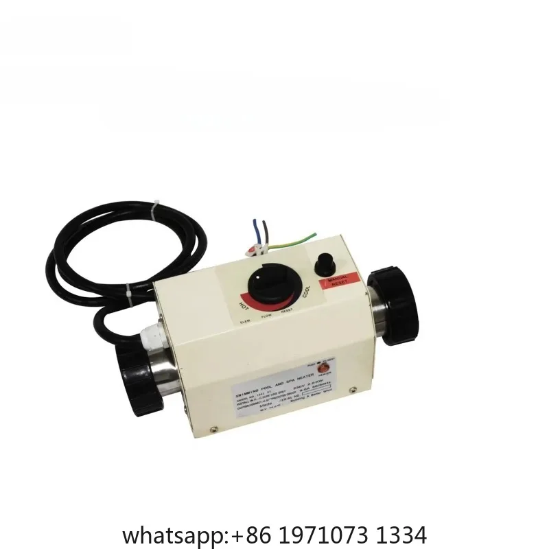 220V 3KW Electric Water Heater Thermostat For Swimming Pool Bathtub SPA Bath For Massage Hot Tub and Jacuzzi