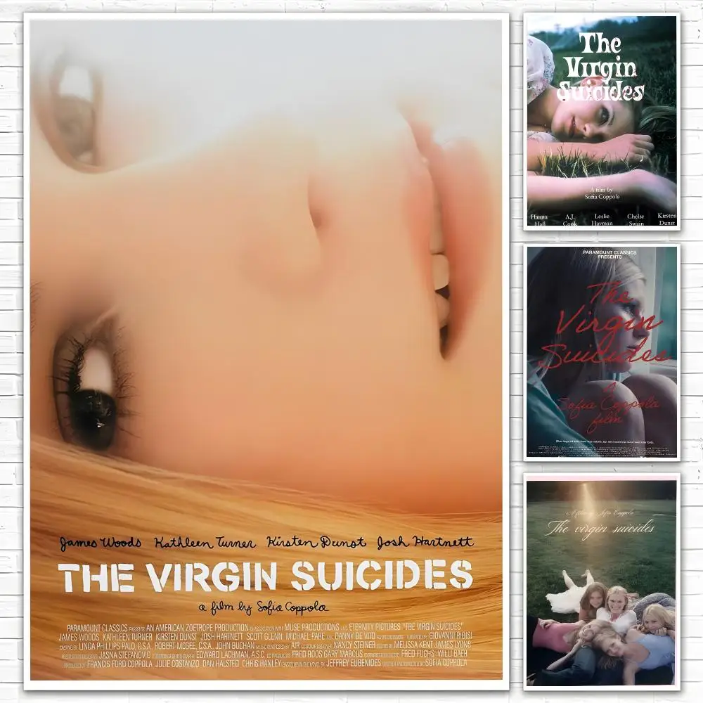 Movie The Virgin Suicides Poster Poster All-match HD Waterproof Self-Adhesive Wall Art Sticker For Home Bedroom