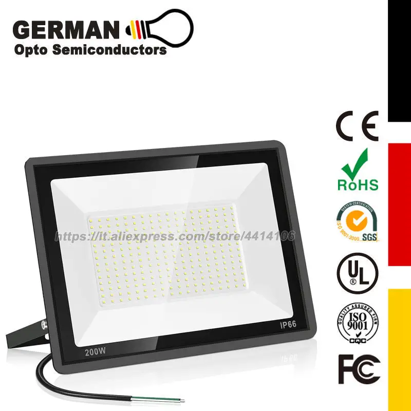

200W LED Flood Light, 22500lm Super Bright Security Lights, IP66 Waterproof Outdoor Flood Light, 6000K White Floodlight