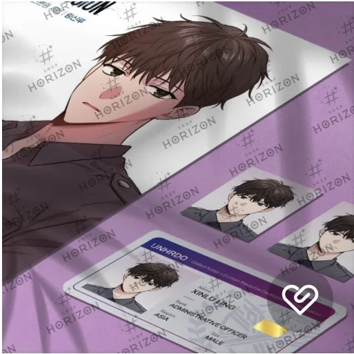 2024 New [Official Original] Pre-sale BL Manhwa Passion ID Photo Card