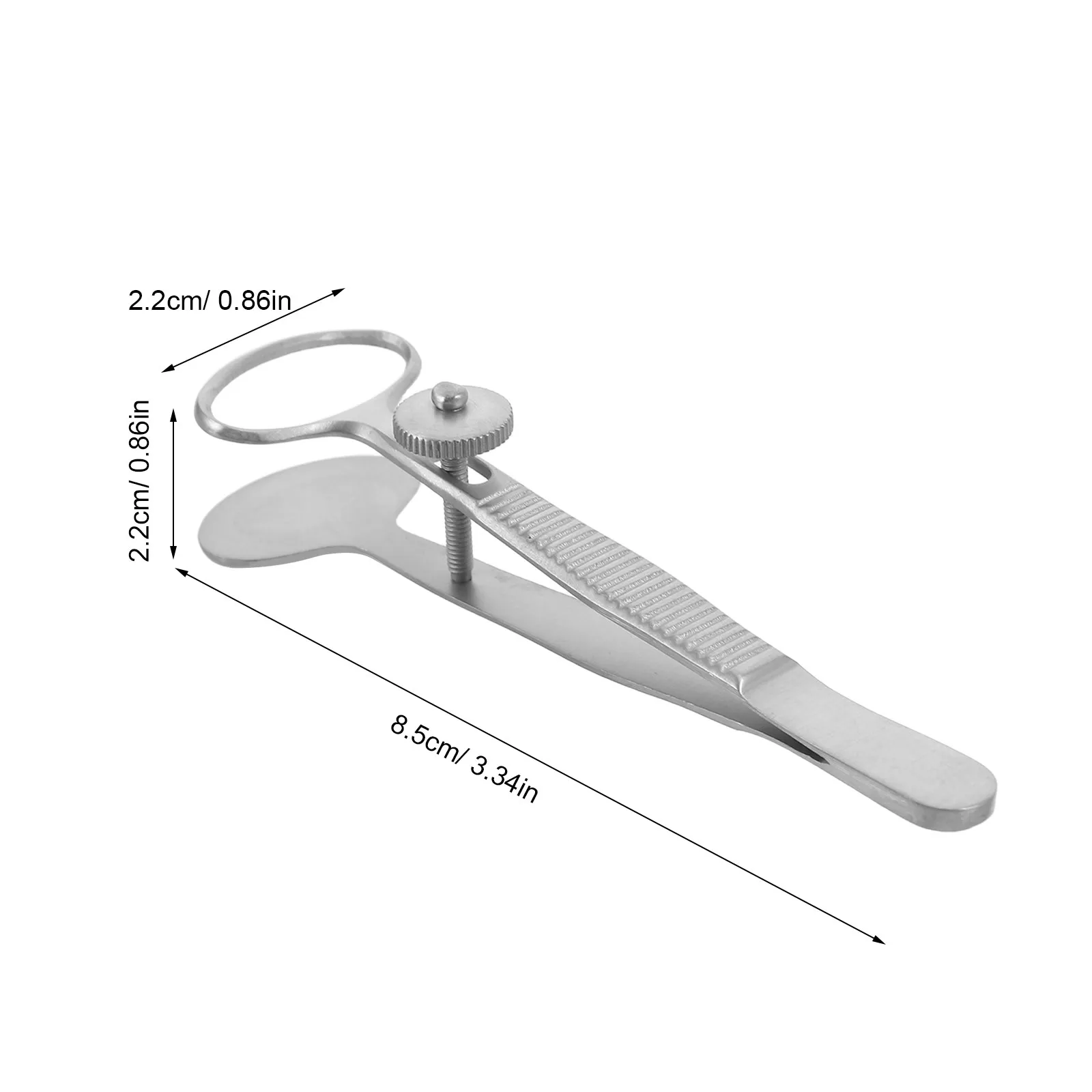 Stainless Steel Meibomian Gland Forceps Eyelid Massage Tweezer Eye Care Tool Precision Eyelid Compressor Oil Gland Remover Under