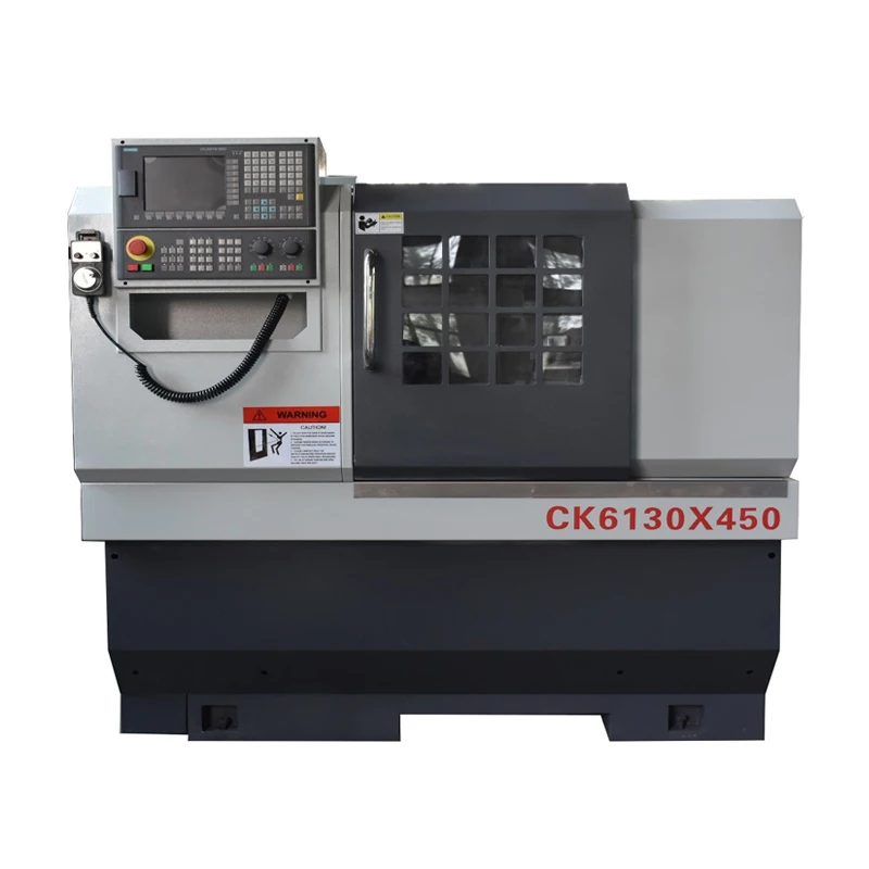 Precision Flat Bed CNC Lathe Hine CK6130 For Metal Work With