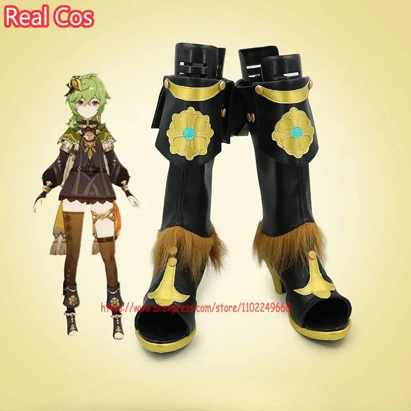 

RealCos Genshin Impact Collei Cosplay Shoes Boots Halloween Cosplay Costume Accessory