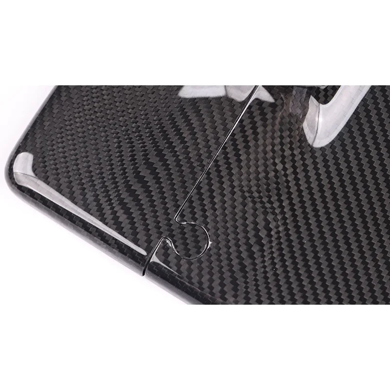 For Tesla Model 3/Y/3+ Highland 2024 Car Central Control Screen Back Cover Real Carbon Fiber New Model3+ Interior Accessorie