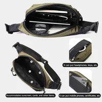 Tigernu New Light Weight Crossbody Bag Men Shoulder Bag Splashproof Waist Bag Male Multi-purpose Sling Bag 5
