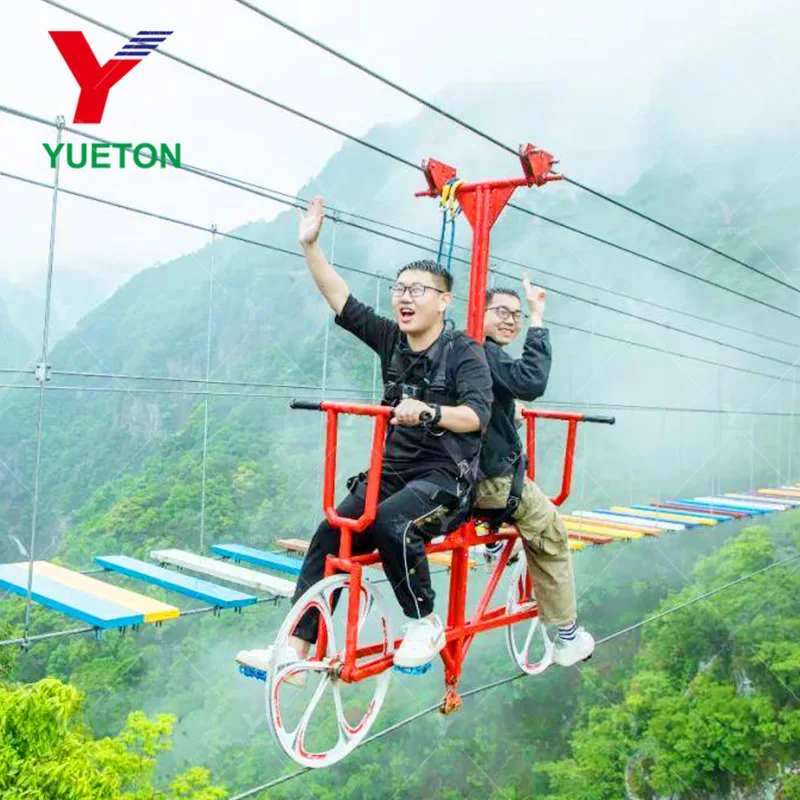 ThrillingBicycleZipLiningActivityRideaBicycleintheSkyZipCycleSkyCyclingZipLineAmusementRides-AliExpress1420