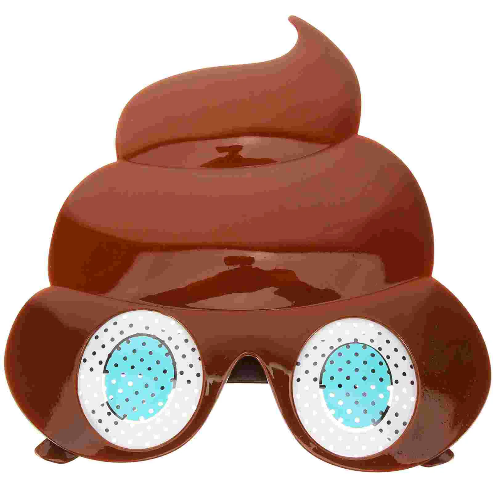 Poop Party Decorations Love Eyewear Creative Glasses Mens Sunglasses Unique Funny Make up Cool for Teens