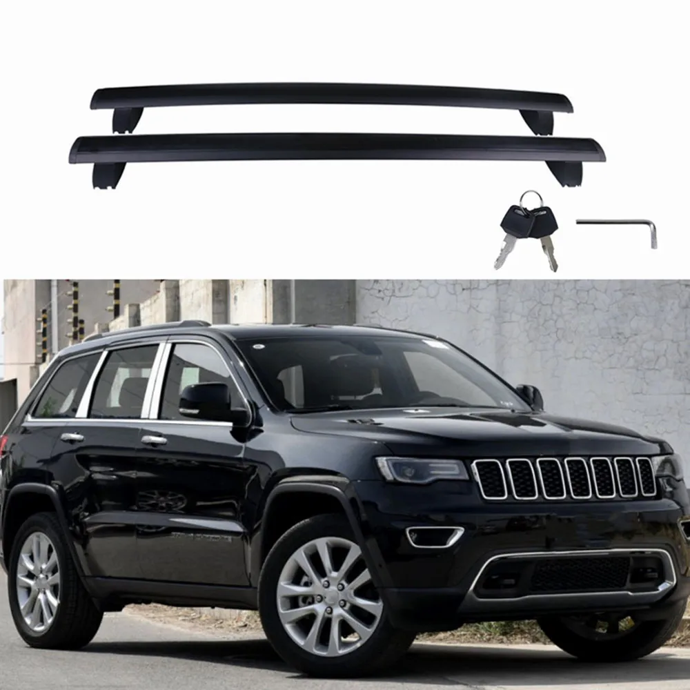 Car Roof Rack Cross Bars Luggage Racks With Anti-Theft Lock For Jeep Grand Cherokee 2011-2021 Roof Racks