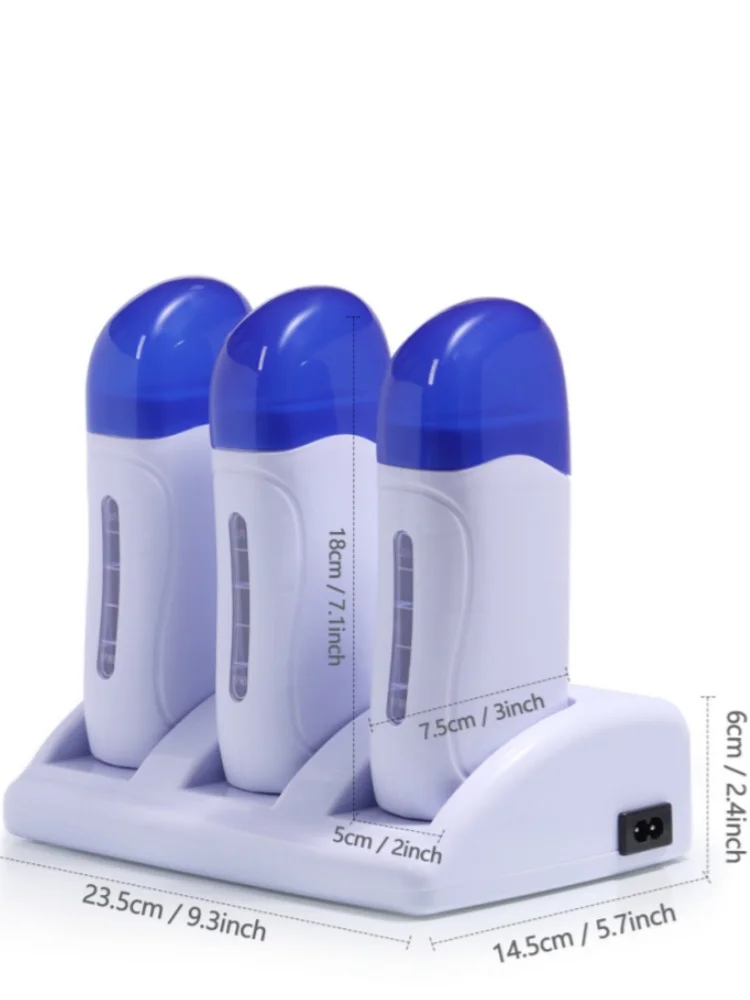 3pcs combo hair removal waxing machine 1PC melting wax machine beauty hot wax machine beeswax wax bean machine