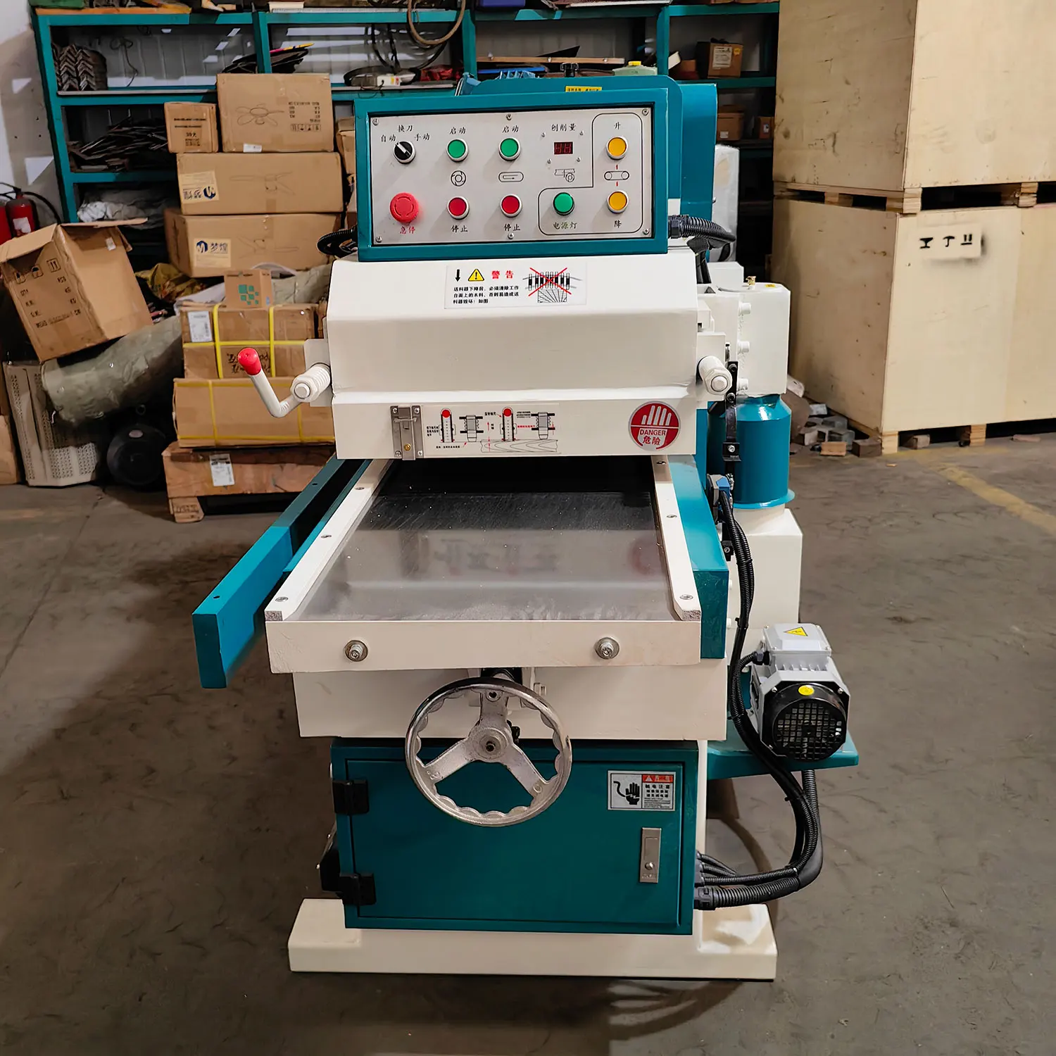 Wood Surface Planer MBZ524A Automatic Feeding Sander Single Side Planing Wood Woodworking Surface Planer